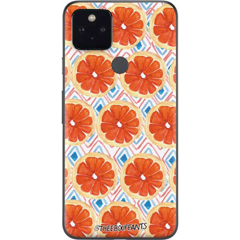 Bouffants and Broken Hearts Citrus Geo Google Pixel 5a Skin